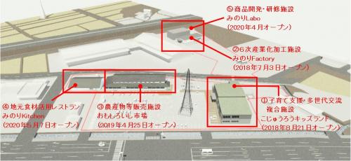 しろいしサンパーク全体図